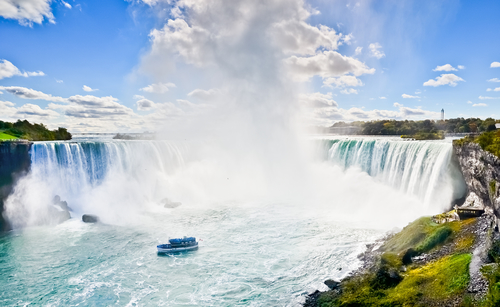 picture of horseshoe falls in Canada